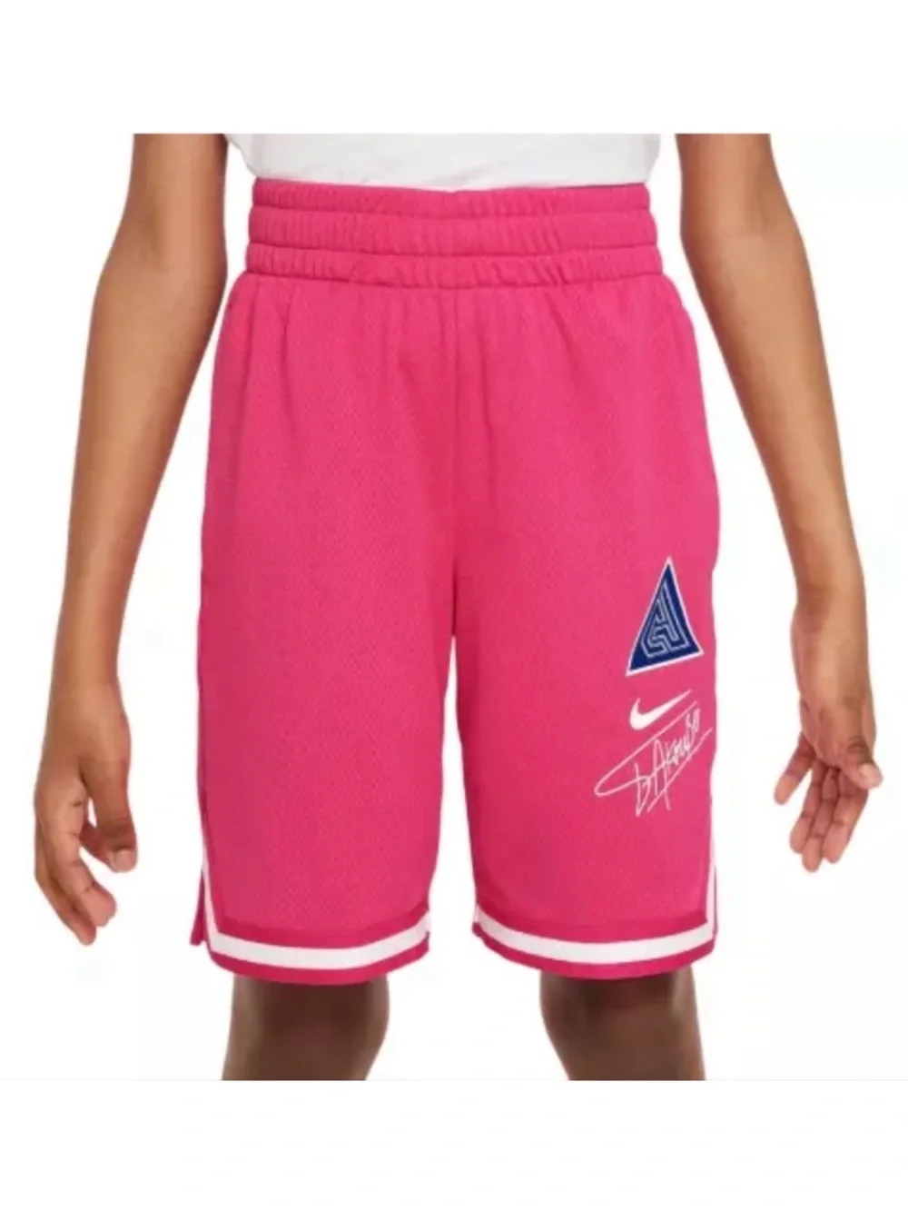 Nike Boys Giannis Antetokounmpo Basketball Shorts Youth Size L